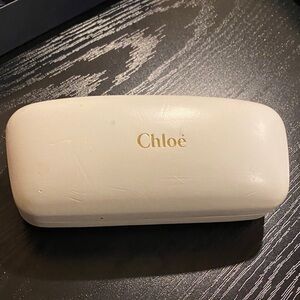 Chloé Cream Eyeglass Case